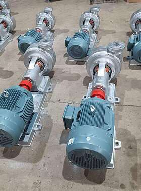 65UHB-AF-H耐腐耐磨砂浆泵卧式化工打料泵脱硫塔循环泵工程塑料泵