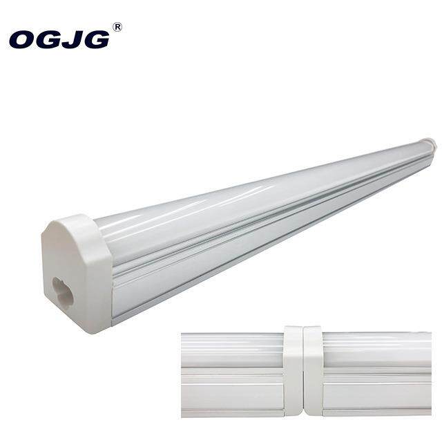 跨境货源T5 T8灯管一体化支架灯办公室仓库车间线条灯LED条形灯具