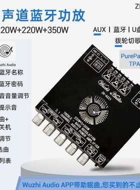 2.1声道TPA3255电位器一体式AS21P电位器外接式AS21P220W*2+350W
