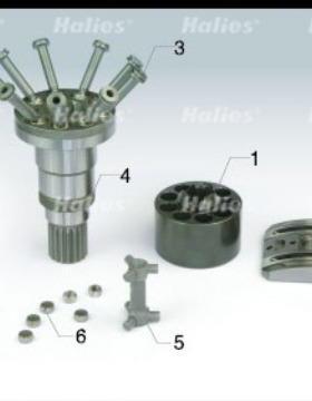 适用 SAUER 萨澳 H1B080 缸体、柱塞、配油盘、回程盘等液压配件