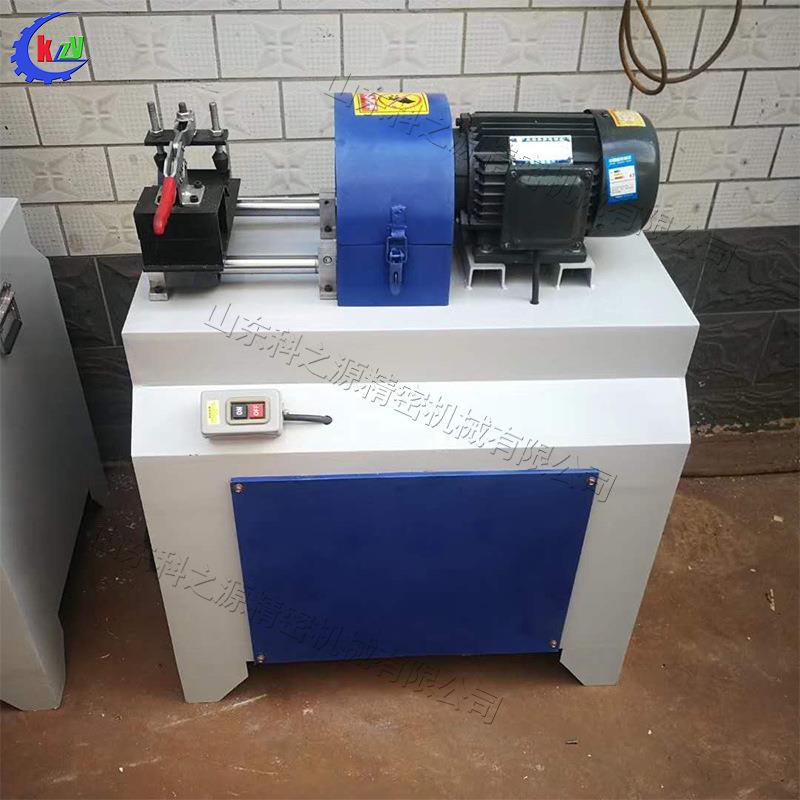 圆木棒端头削尖机 木工锹把杆倒圆设备 圆木锥形拖把杆平尖机热卖