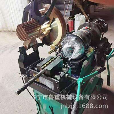 生产加冷切锯50型全自动钢筋滚丝机HGSD50型40螺纹钢筋套丝机