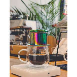 304不锈钢 越南咖啡滴漏壶 越南滴漏咖啡壶 咖啡滴壶滴漏杯滤纸