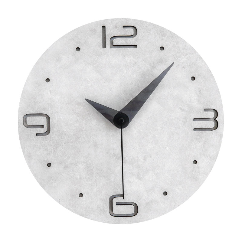 静音钟表圆形个性创意潮流挂表网红轻G奢挂钟客厅现代简约大气时