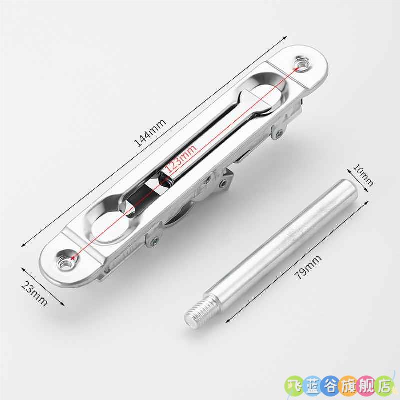 有框地弹簧门插销铝合金不t锈钢门插销塑钢门暗插销防盗门天地插