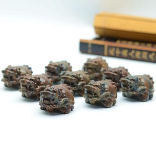 天然水晶彼得石龙龟原石打磨雕刻乌龟动物观景石消磁能量外贸