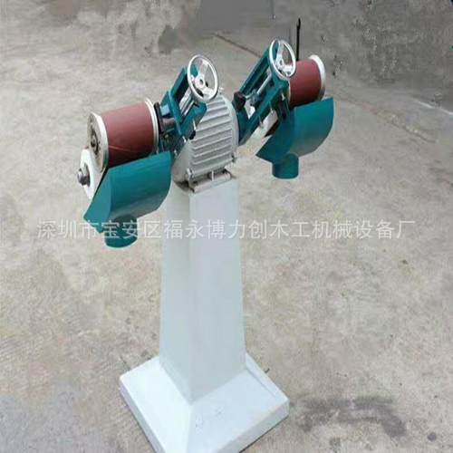 MM2415海绵轮砂光机 卧式双头抛光机 木工砂光机 工艺品砂打磨机