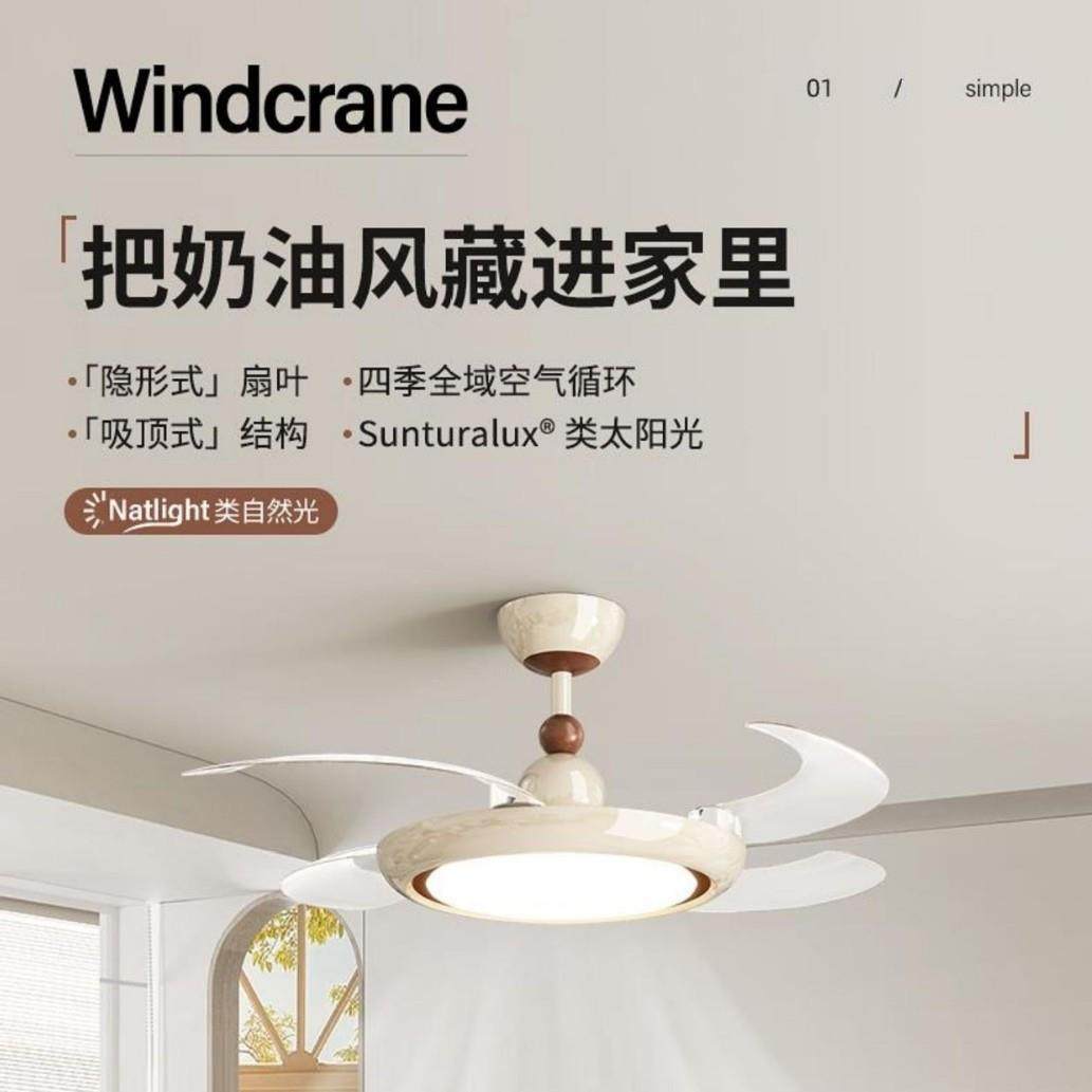 风扇灯2025新款隐形简约主卧室静音护眼餐厅主卧室全光谱吊扇灯,家装灯饰光源,风扇灯,淘宝优惠券,粉丝福利购,淘宝优惠卷