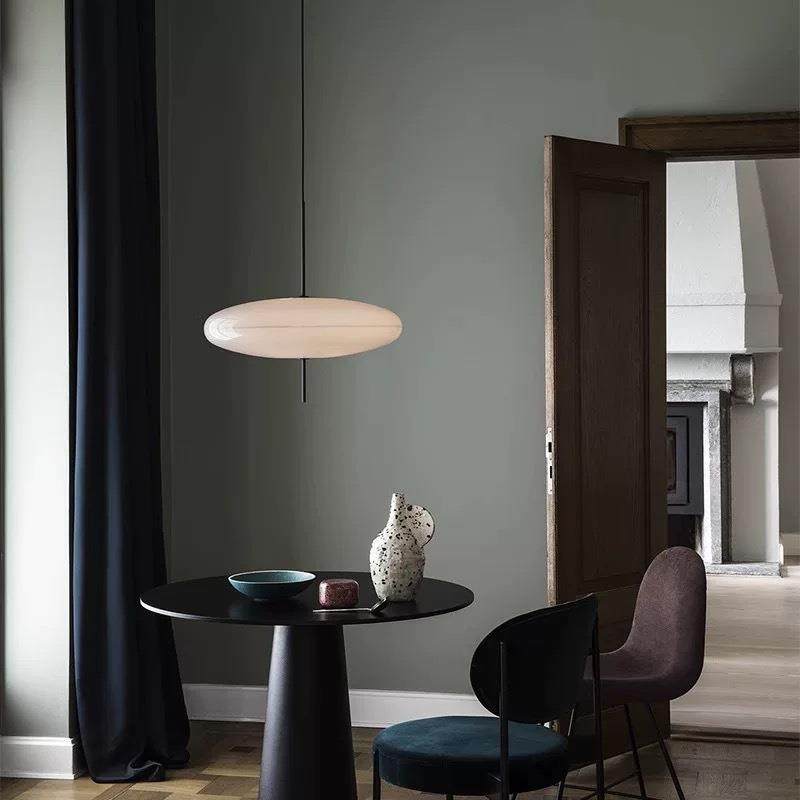 丹麦Astep 2065餐厅吊灯飞碟灯北欧设计师客厅卧室书房中古圆桌灯