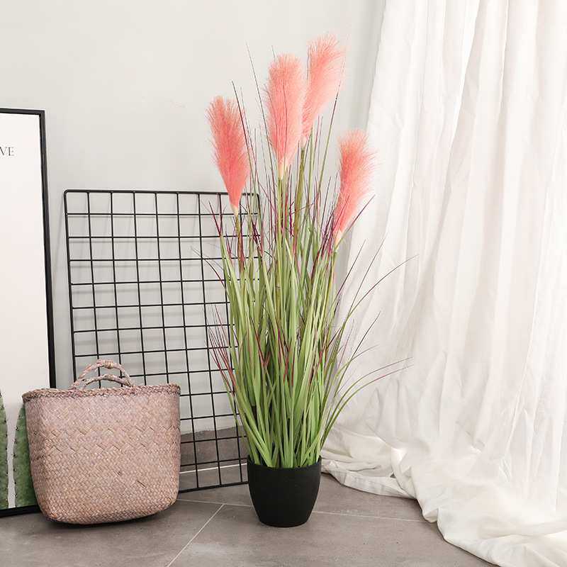 厂家直销北欧家居仿真假花芦苇盆栽 仿真洋葱草盆景36”5头芦苇花,模玩/动漫/周边/娃圈三坑/桌游,模型制作工具/辅料耗材,淘宝优惠券,粉丝福利购,淘宝优惠卷