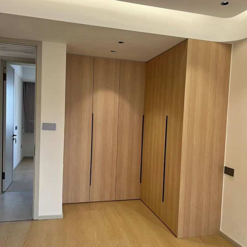 北京全屋定制衣柜爱格板门板书柜 衣帽间一体组合柜实木客厅厂家图片