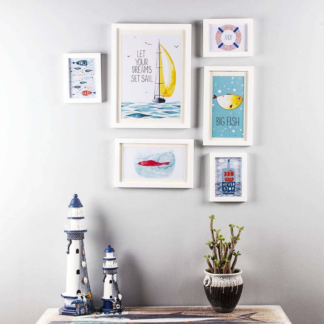 创意长方形相框挂饰 室内客厅墙面雕刻挂画 背景墙照片立体画挂饰