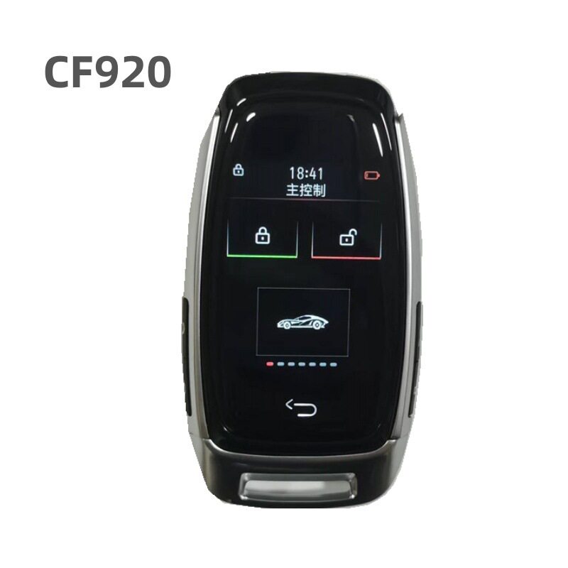 跨境CF920液晶钥匙LcdCarKey适用改奥迪风格触摸屏智能汽车钥匙