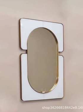 76.2X121.9北欧创意装饰镜背景墙面装饰挂件客厅时尚防锈壁挂镜子