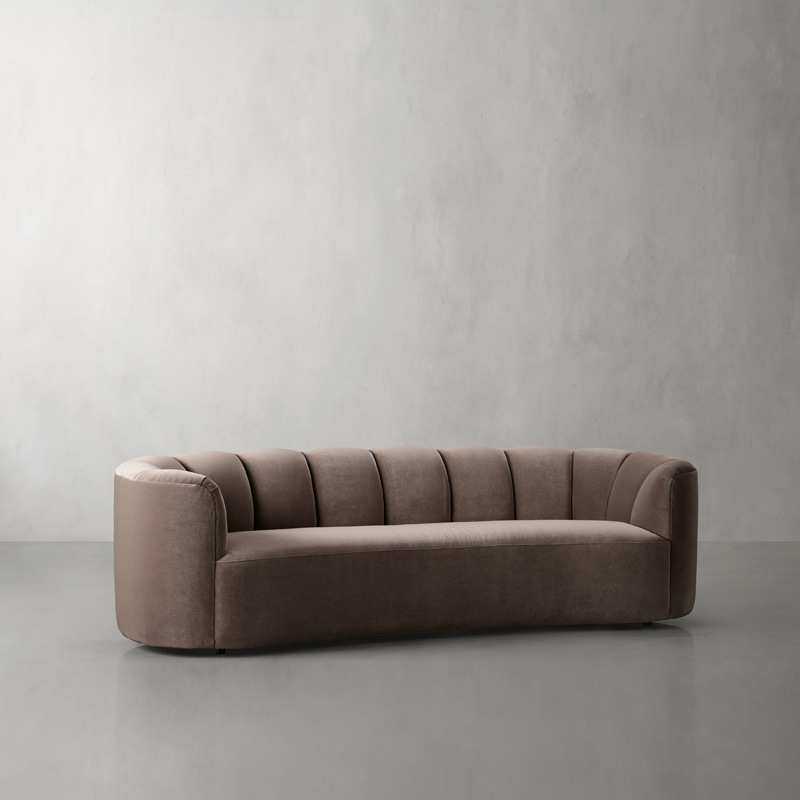 北欧现代简约丝绒弧形沙发意式轻奢卧室单人椅设计师客厅休闲沙发,模玩/动漫/周边/娃圈三坑/桌游,模型制作工具/辅料耗材,淘宝优惠券,粉丝福利购,淘宝优惠卷