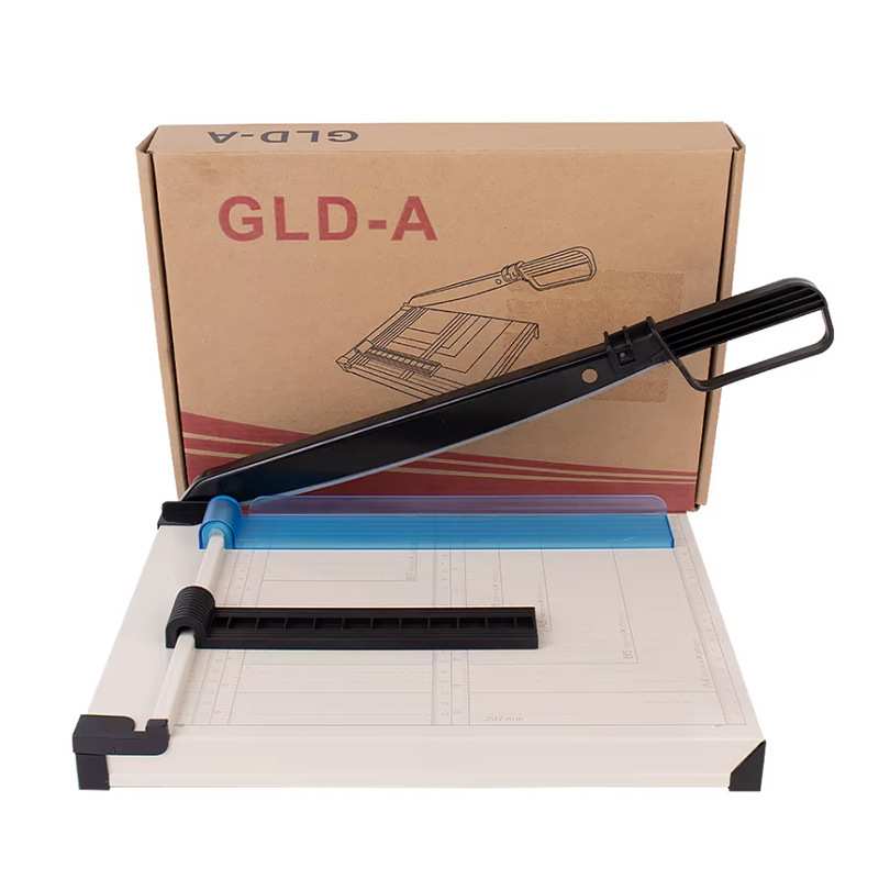 GLD-A切纸器切纸机铡刀式办公裁纸器相片纸张a4切纸刀办公切刀裁