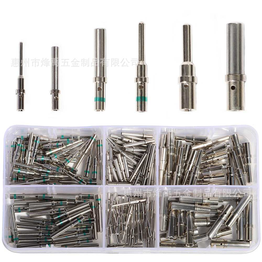 跨境 180PCS 盒装 DT德驰型汽车连接器端子插针公母接插件套装图片