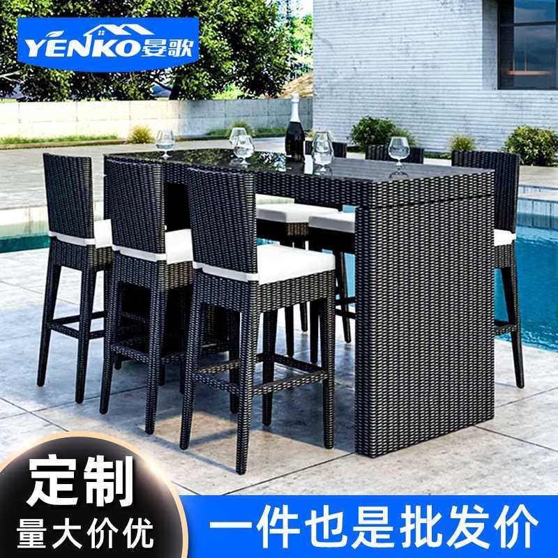 户外吧台吧椅室外庭院民宿藤椅桌椅花园露台高脚凳阳台休闲酒吧椅,模玩/动漫/周边/娃圈三坑/桌游,模型制作工具/辅料耗材,淘宝优惠券,粉丝福利购,淘宝优惠卷