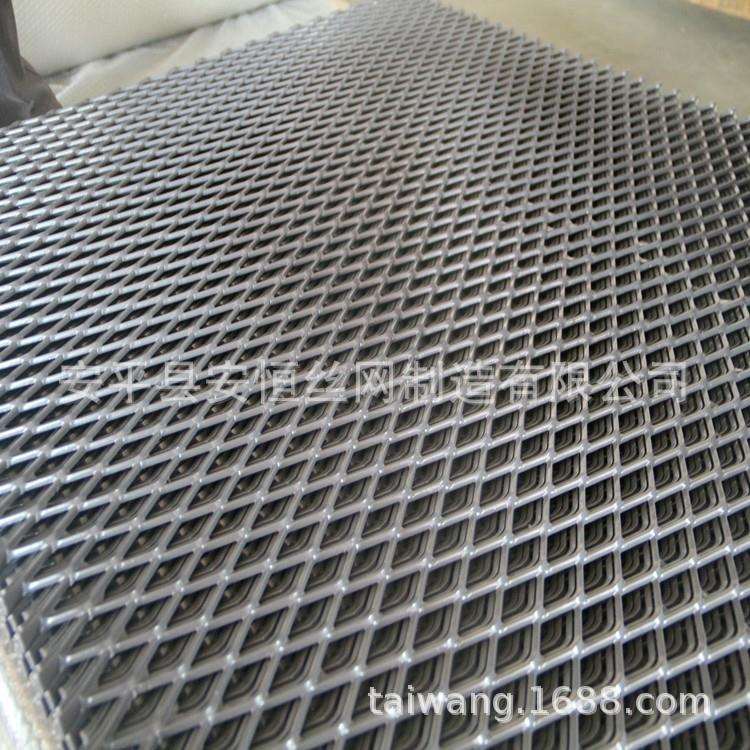 6*12mm菱形孔不锈钢网 0.5mm厚不锈钢板网 防护不锈钢斜拉网