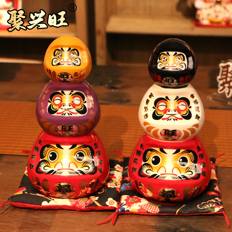 开业礼物达摩存钱罐招财摆件