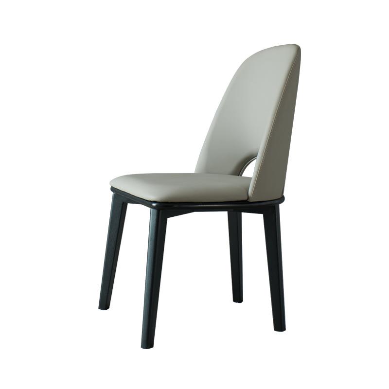 北欧实木餐椅家用靠背椅现代简约酒店咖啡厅样板房洽谈轻奢书桌椅