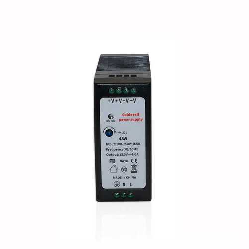 陆视安（SGD-48-12）工业级导轨开关电源导轨安装48W12V4A输出