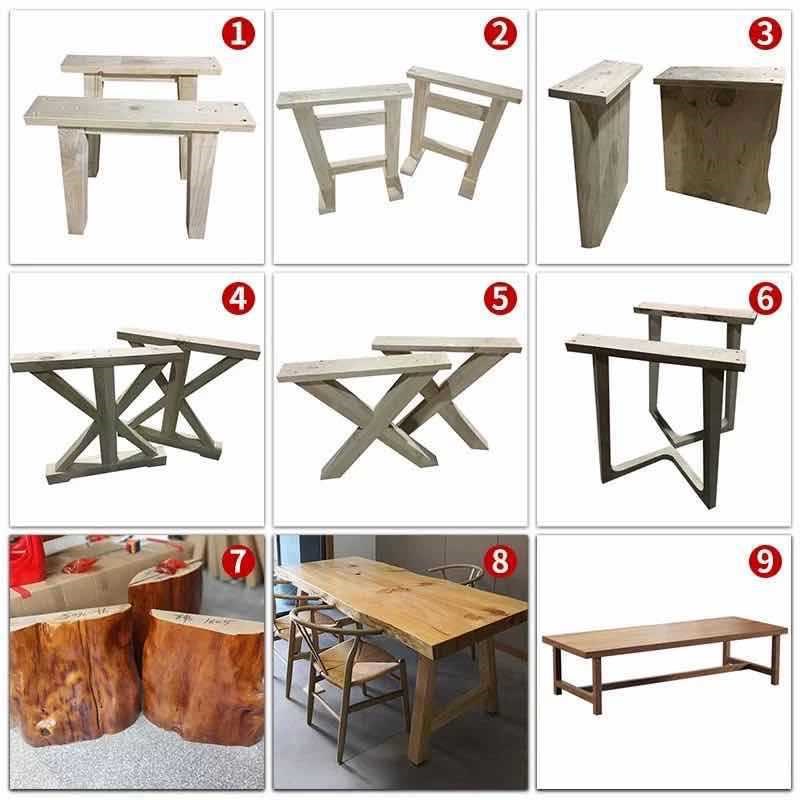 原木自然边整板松木不规则边大板E吧台面板办公桌实木茶桌茶台