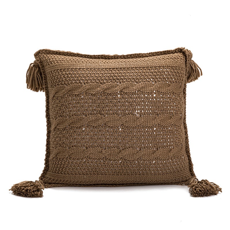 美拉德色a系抱枕现代简约字母枕套样板间软装民宿客厅沙发靠枕靠