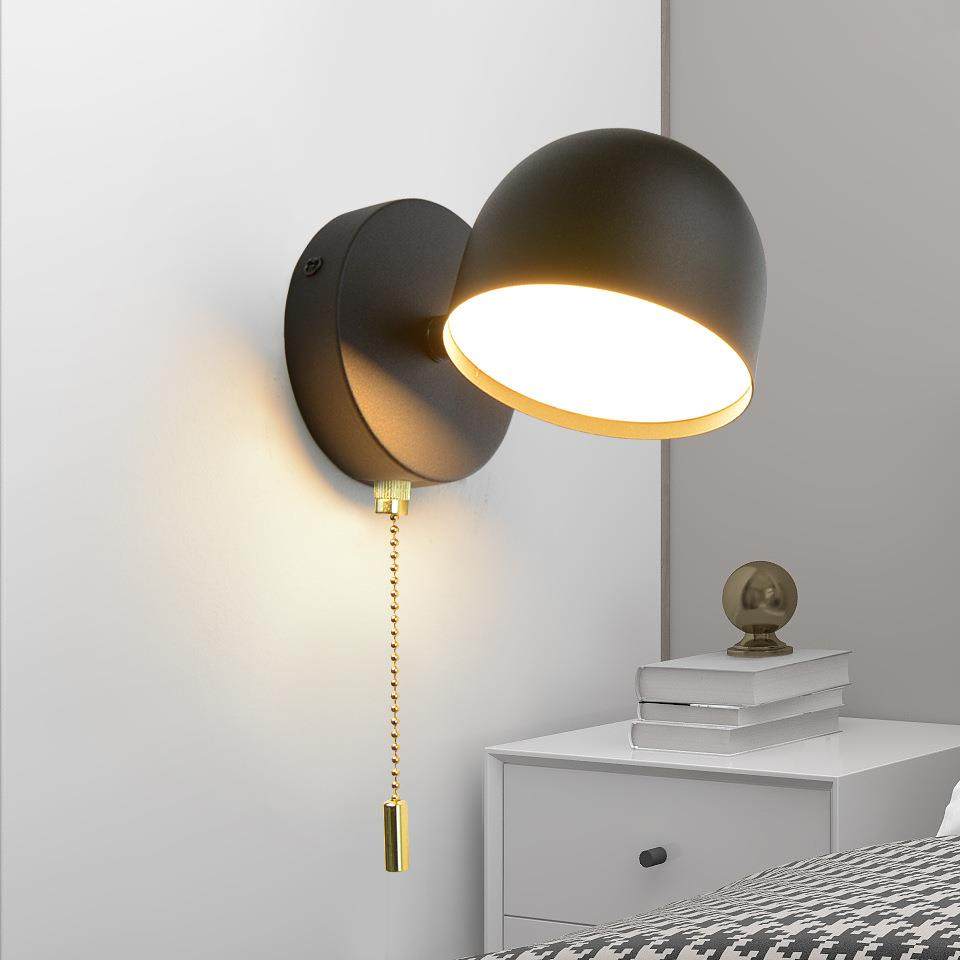 北欧现代室内壁灯带开关可旋转角度白黑色床头过道壁灯350°旋转,鲜花速递/花卉仿真/绿植园艺,割草机/草坪机,淘宝优惠券,粉丝福利购,淘宝优惠卷