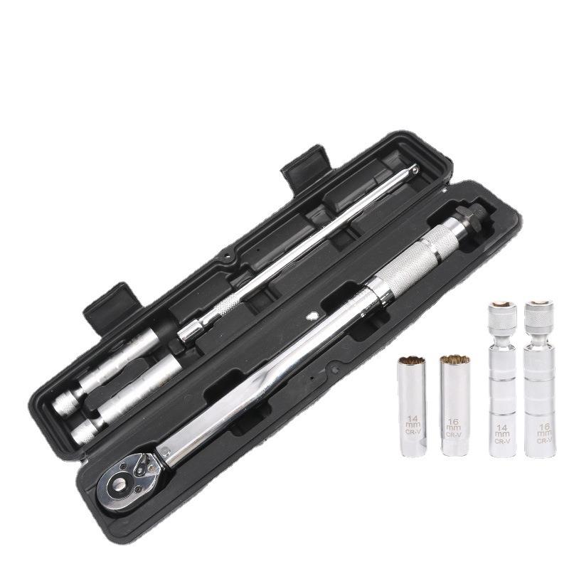 公制预置可调火花塞拆卸套筒磁性超薄14mm16mm扭矩力扳手汽修工具