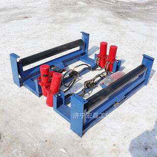 液压自动纠偏装置输送机上下调心拖轨防跑偏器无源液压纠偏器厂销