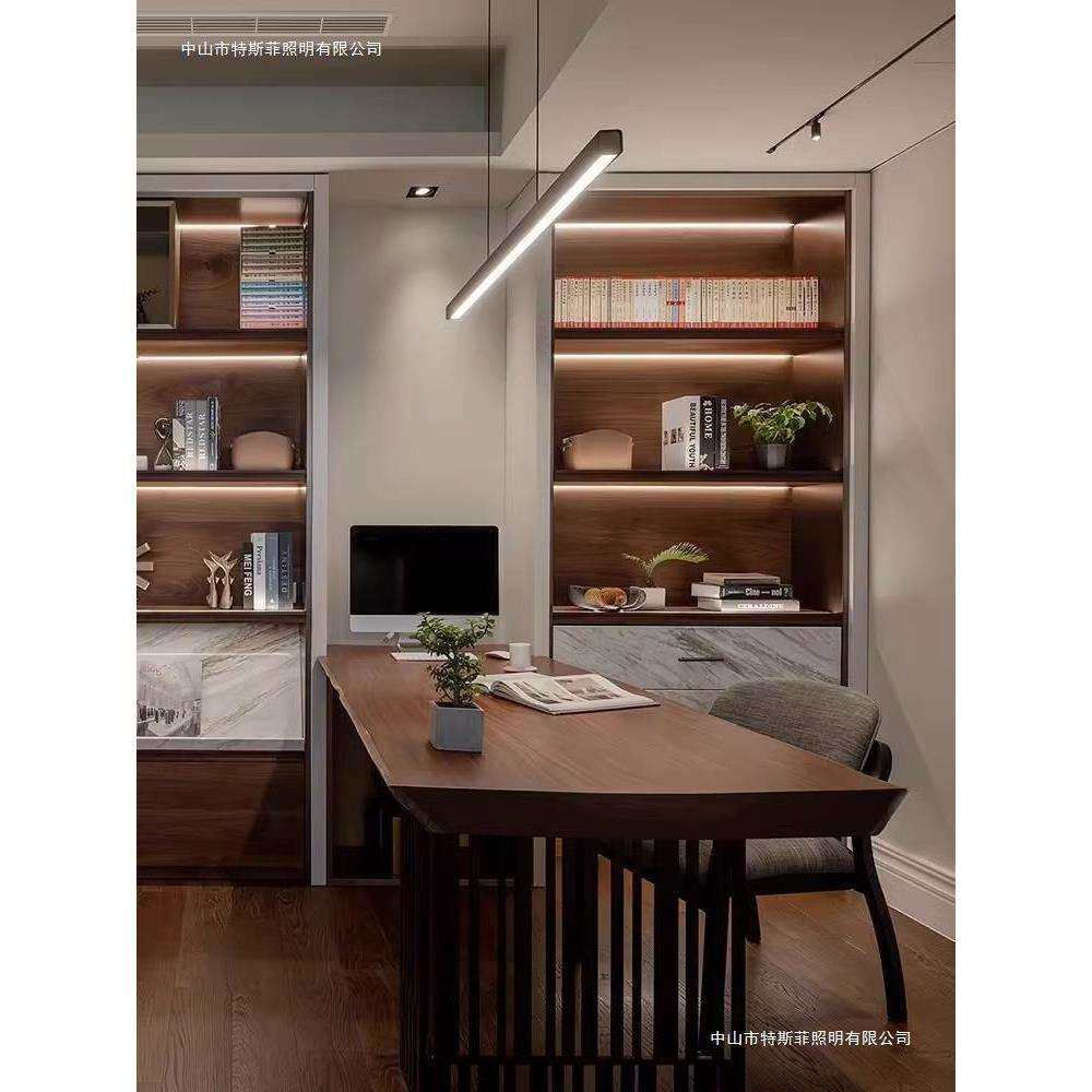 意式极简升降悬停岛台餐厅吊灯一字灯现代简约北欧智能长条吊灯,家装灯饰光源,智能吊灯,淘宝优惠券,粉丝福利购,淘宝优惠卷