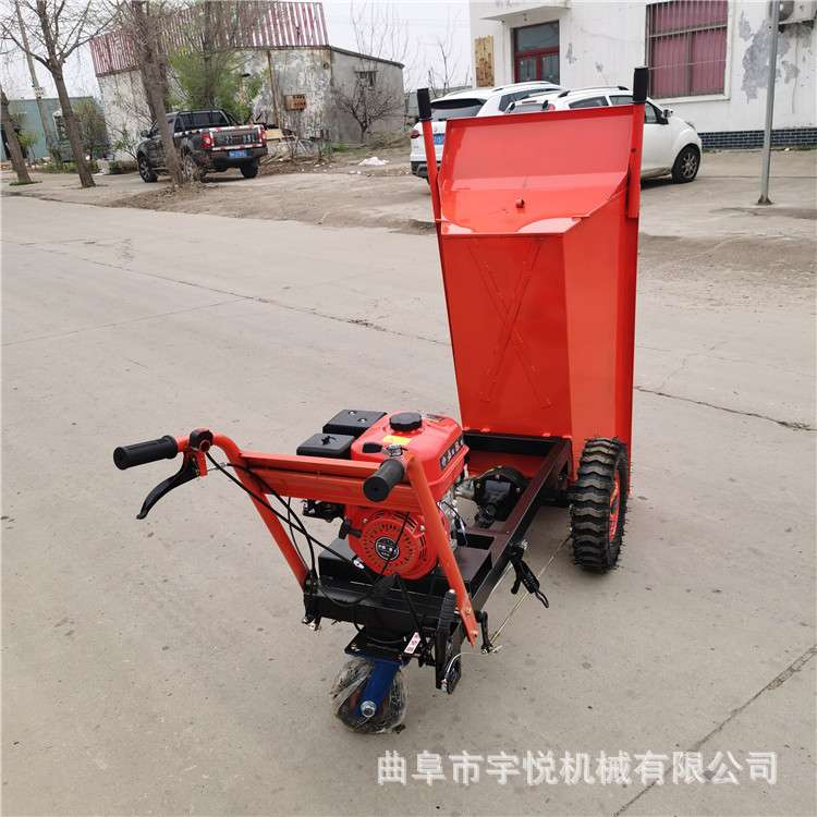 便携式汽油手推车 新款柴油助力车 山区农用小推车
