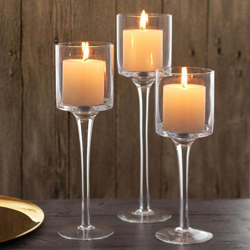高脚玻璃烛台浪漫烛光晚餐复古怀旧设计适用杯状蜡烛 杯状蜡烛适,电子元器件市场,其它元器件,淘宝优惠券,粉丝福利购,淘宝优惠卷