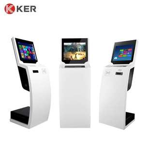 自助终端机落地立式无线排队取号取票机显示器广告自助查询机定制