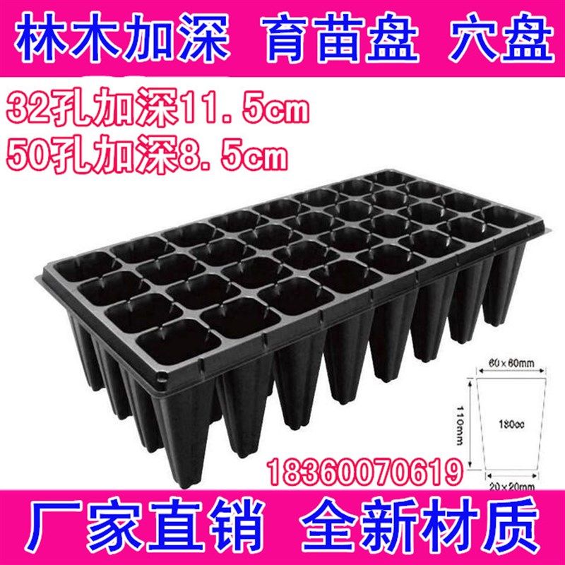 林木高脚育苗盘 穴盘加厚 32穴 50穴 穴盘 托盘 营养盘育苗盘