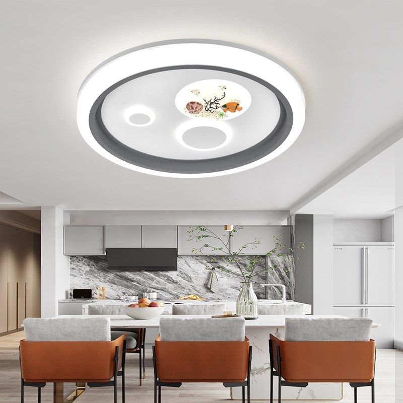 卡通海洋款现代简约吸顶灯家用卧室餐厅阳台过道儿童房间LED灯具,家装灯饰光源,客厅吸顶灯,淘宝优惠券,粉丝福利购,淘宝优惠卷