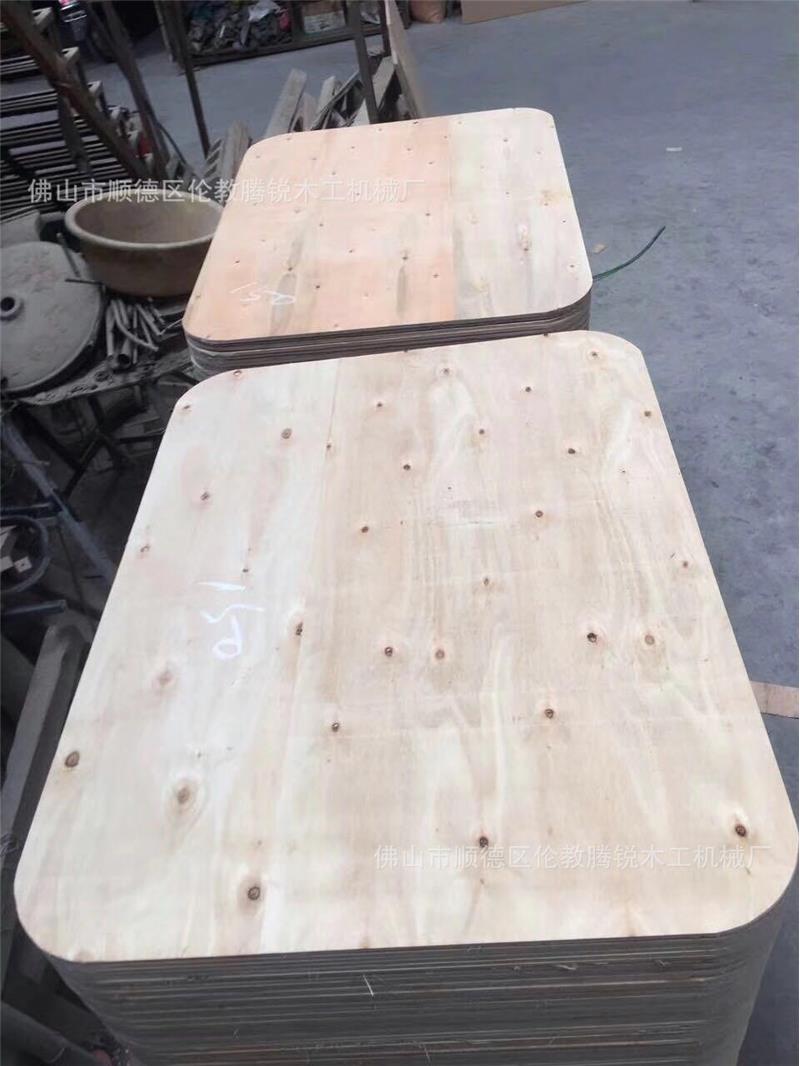 速发新品木工板式桌面圆弧R圆角多功能单头倒角修R边V仿形铣床螺