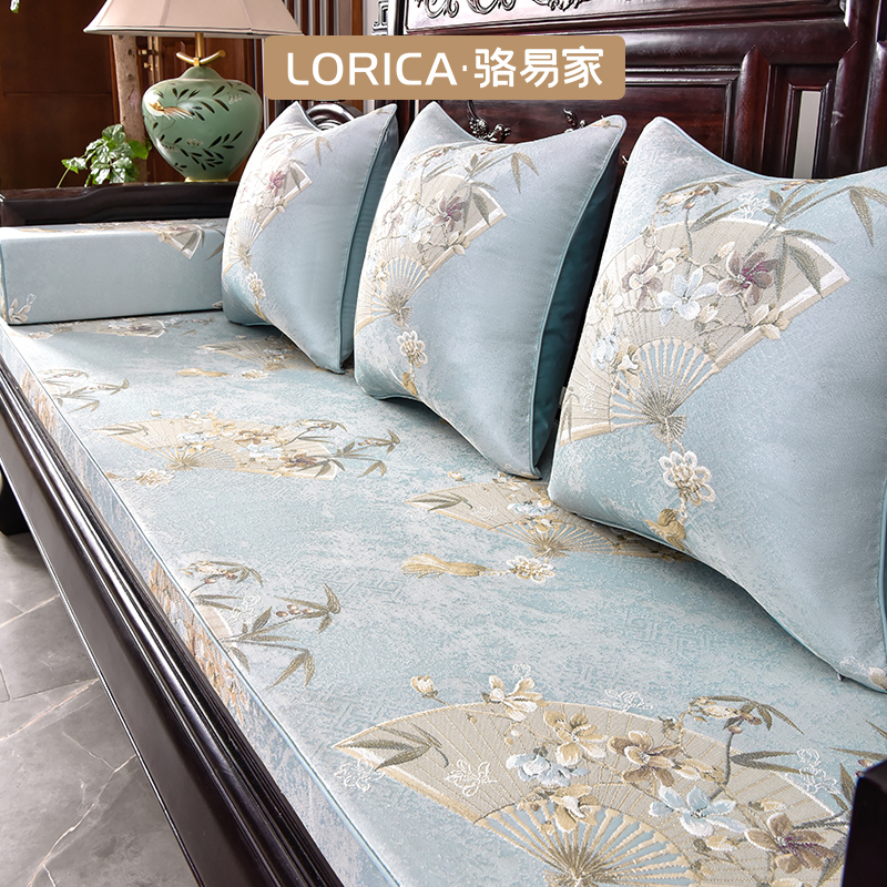 画扇中式红木沙发坐垫四季通用实木家具沙发垫子高档防滑套罩定做