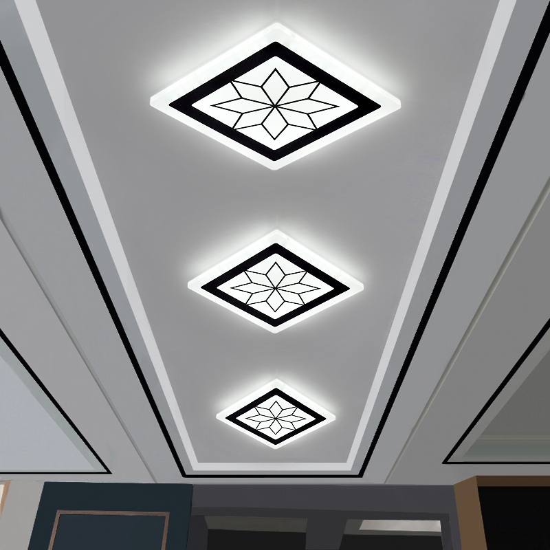 家装过道灯吊灯走廊灯玄关过道吸顶灯过道创意灯中山灯具筒灯射灯