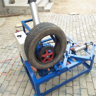 全自动废旧轮胎切割机 旧轮胎双面割圈机 钢丝胎切边机