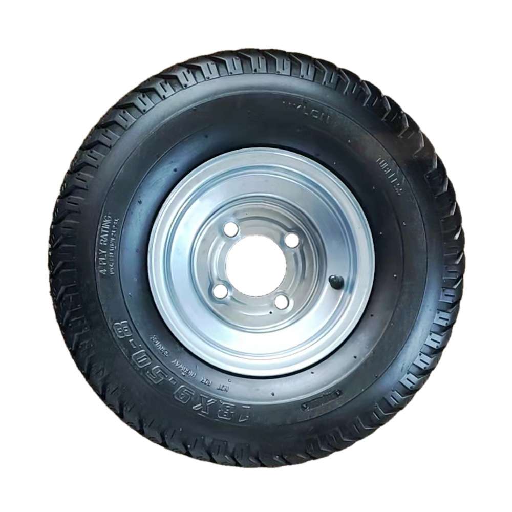 ATV无内胎 18x9.50-8拖车移动器卡丁车车场推车轮胎轮辋总成
