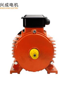 三相异步电动机Y2112M蓝灰色2.2w6极940转卧式3HP外轴交流马达