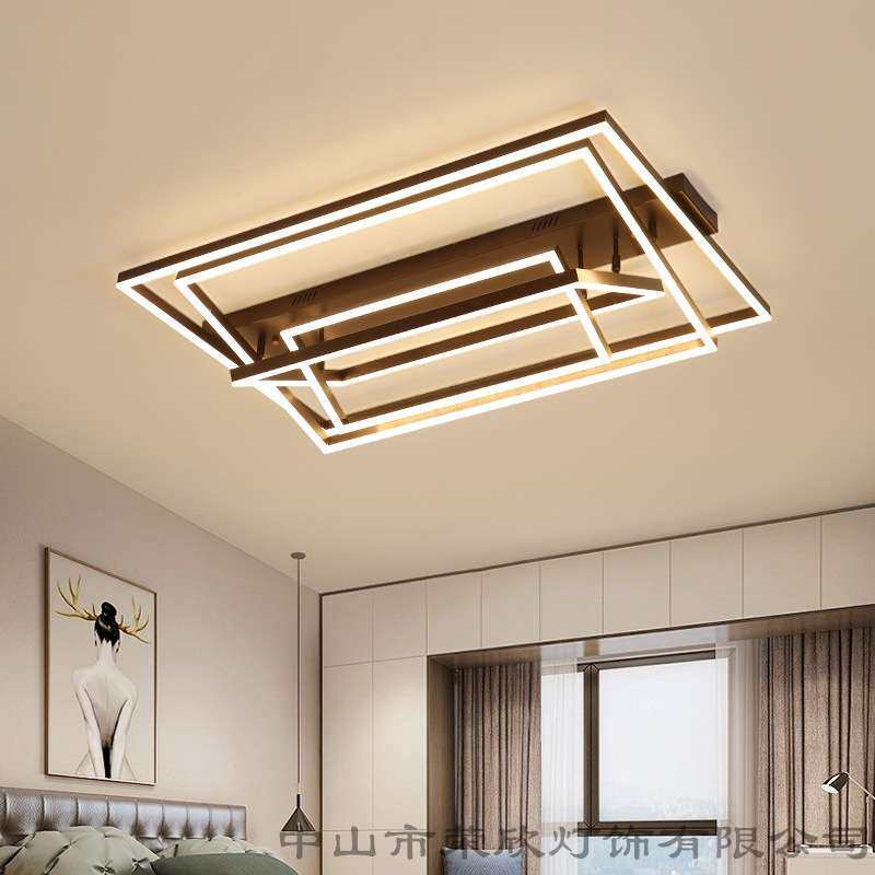 新款客厅灯多层方形灯具家具吸顶灯现代简约餐厅书房卧室灯具灯饰