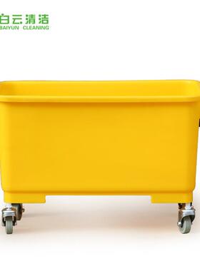 白云AF08401清洁户外桶A拖把桶挤水压水桶带轮移动榨水车清洁