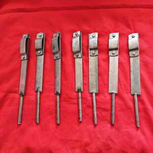 扁钢避雷卡防雷卡扁铁焊接避雷支架镀锌扁铁固定支架避雷卡子