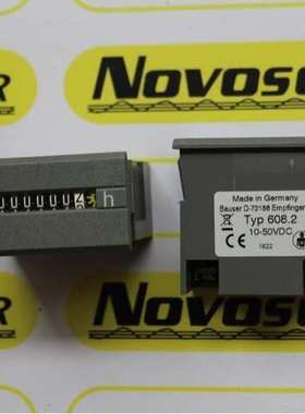 BAUSER 定时开关608.2-066-0-1-001计时器608.2, 10-50VDC