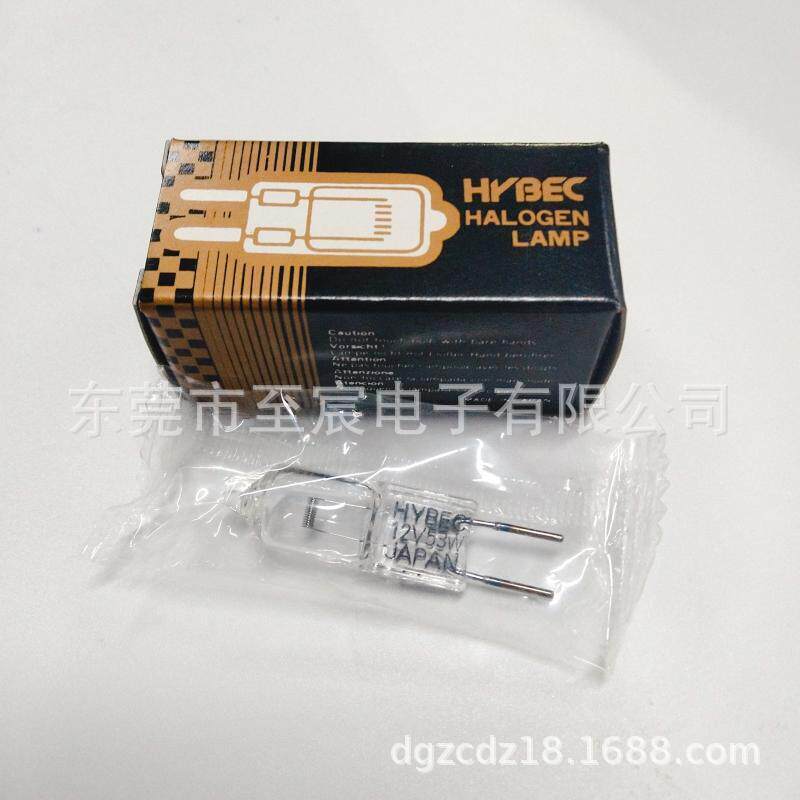 原装HYBEC卤素灯泡JC 12V53W G6.35 MIDE IN JAPAN精密仪器设备灯