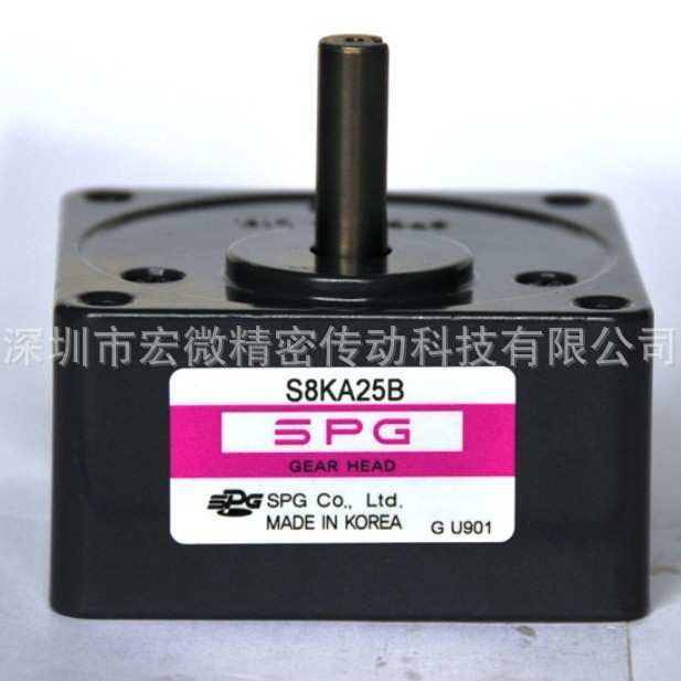 韩国SPG减速机 S8KA(N)B1系列牙箱波箱 配15W、25W马达输送带用