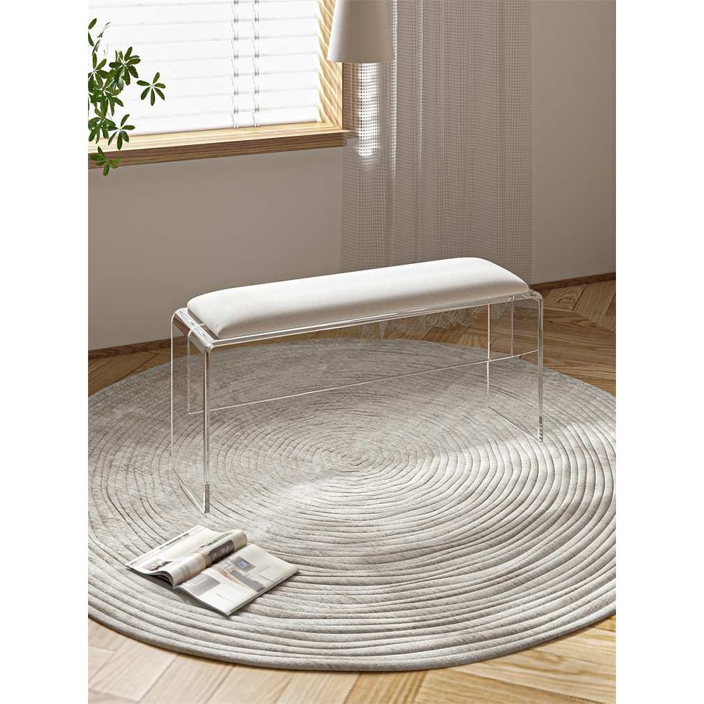 轻奢亚克力入户换鞋凳家用门口长凳悬浮卧室床尾凳餐桌餐凳长条J&,模玩/动漫/周边/娃圈三坑/桌游,模型制作工具/辅料耗材,淘宝优惠券,粉丝福利购,淘宝优惠卷